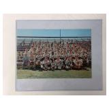 1956? Milwaukee Braves Team Photo Postcard (Hank Aaron)