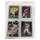 (4) Chipper Jones MLB Cards