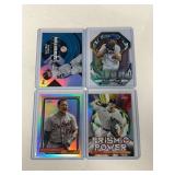 (4) Modern MLB Star Cards (DeGrom, Cole, Cabrera)