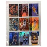 (9) Basketball HOFers & Stars Cards