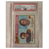 1977 Topps #3 Rushing Leaders Payton/Simpson Graded PSA 6