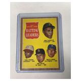 1962 Topps #52 N.L. Batting Leaders(Clemente)