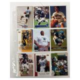 (18) Football HOFers & Stars Cards