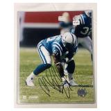 Marcus Pollard AUTO 8x10 Photo Indianapolis Colts w/ COA