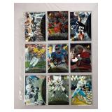 (9) NFL Pinnacle Trophy Collection Inserts