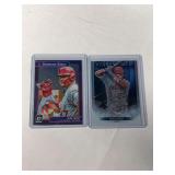 (2) Optic & Topps Mike Trout MLB Cards