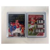 (2) Patrick Mahomes Football Cards