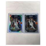 (2) Panini Prizm #53 Jaden Ivey Base & HOLO ROOKIES