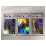 (3) 2019 Panini Illusions #151 Zion Williamson ROOKIE Graded PSA Lot