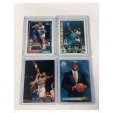 (4) Alonzo Mourning NBA ROOKIE Cards