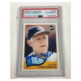 2003 Upper Deck Vintage #195 Sparky Anderson AUTO PSA Authentic