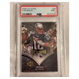 2008 Upper Deck icons #58 Tom Brady Graded PSA 9
