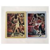 (2) 1999 Upper Deck Air of Greatness #138 & 142 Michael Jordan Cards