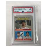 2019 Topps Heritage #62 A.L. Batting Leaders Graded PSA 9