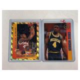 (2) Chris Webber & Calbert Cheaney Rookie Cards