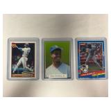 (3) Ken Griffey Jr. MLB Cards