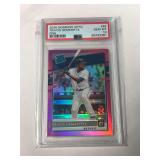 2020 Donruss Optic Pink #65 Travis Demeritte ROOKIE Graded PSA 10 GEM
