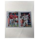 (2) 2020 Topps #U-4 & U-261 Mike Trout MLB Cards