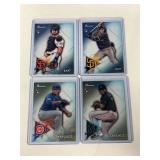 (4) Bowman Sterling MLB ROOKIES (Bart, Kim, Sanchez)