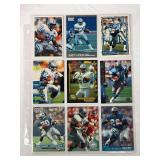 (9) Barry Sanders NFL Cards