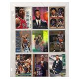 (9) NBA ROOKIES Cards