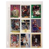(9) NBA ROOKIES Cards