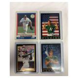 (4) Bash Bros. (McGwire & Canseco) INSERT Cards