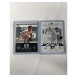 (2) 2007 & 2008 Topps Milestones Greg Maddux #