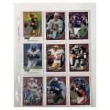 (9) Upper Deck Football Heroes Cards