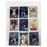 (9) Baseball Star Cards