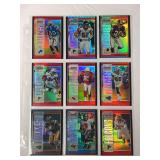 (9) Bowman Chrome Football Refractors