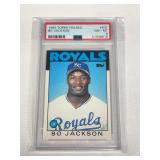 1986 Topps Traded #50T Bo Jackson ROOKIE Graded PSA 8