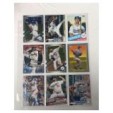 (13) Los Angeles Dodgers Stars Baseball Cards