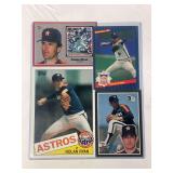 (4) 1983 - 86 Nolan Ryan Jumbo Baseball Cards