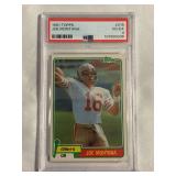 1981 Topps #216 Joe Montana ROOKIE Graded PSA 4