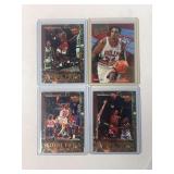 (4) Scottie Pippen NBA INSERT Cards