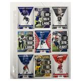 (18) Football HOFers & Stars Cards