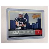 2002 Fleer Authentix #9 Tom Brady Hometown Heroes INSERT