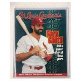 1998 St. Louis Cardinals Game Magazine #6 w/ McGwire Poster