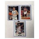 (3) Jason Kidd, Steve Nash, & Glen Rice NBA Rookie Cards