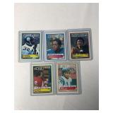 (5) 1983 Topps NFL Stars (Harris, Dorsett)