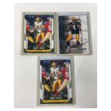 (3) Upper Deck/Score Brett Farve NFL Cards