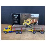 1/34 Mack R Logging Truck + Trailer NIB 1st Gear