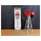 (2) Farmall Thermometer + IH Windmill