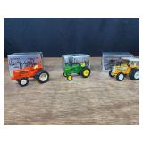(3) 1/43 AC 220, John Deere 4010, MM G750 NFTS NIB Ertl