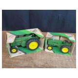 (2) 1/16 John Deere R + M NIB Ertl