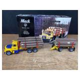 1/34 Mack R Logging Truck + Trailer NIB 1st Gear
