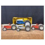 (4) 1/12 + 1/16 Ford Tractors