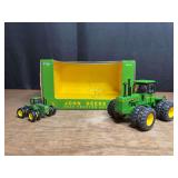 (2) 1/32 + 1/64 John Deere 8640 2008 Plow City Ertl
