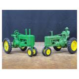 (2) 1/16 John Deere A + G